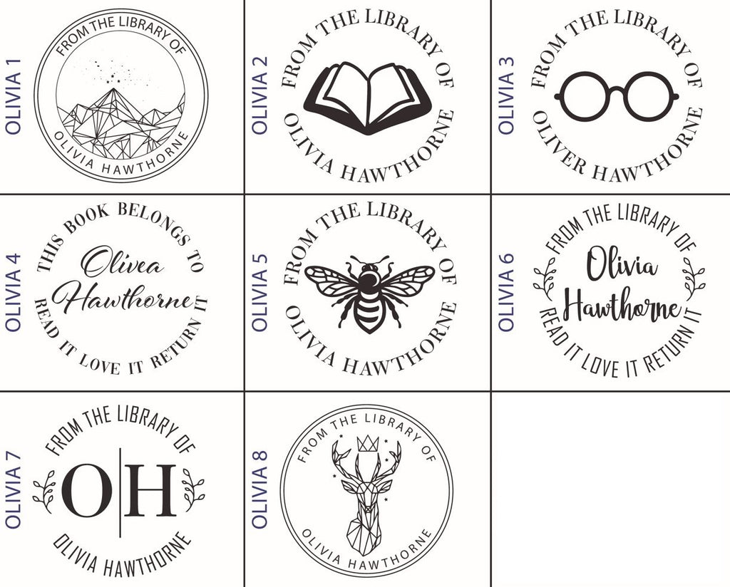 Seen On TikTok Book Stamp | Custom Book Stamps