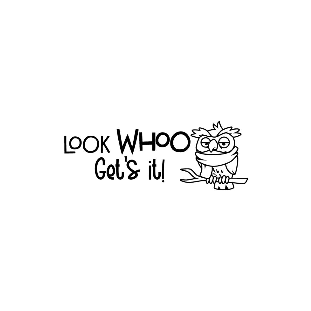 Owl Rectangle Teacher Stamp