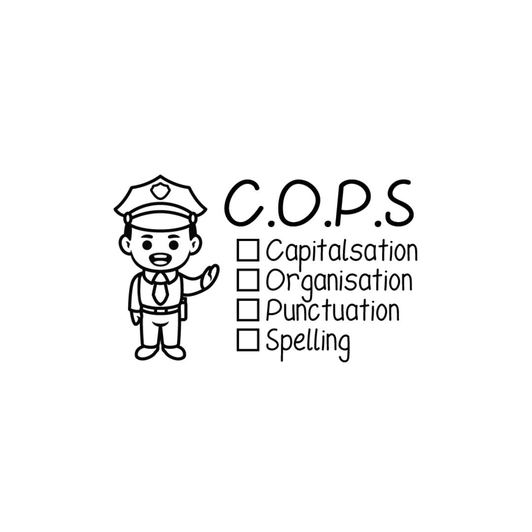 Police Officer Rectangle Teacher Stamp