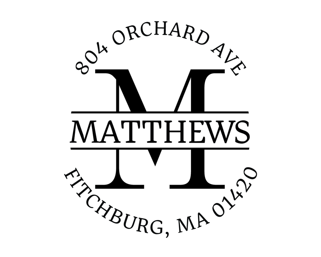 Personalized Book Stamp Self Inking - PopularMonogram7