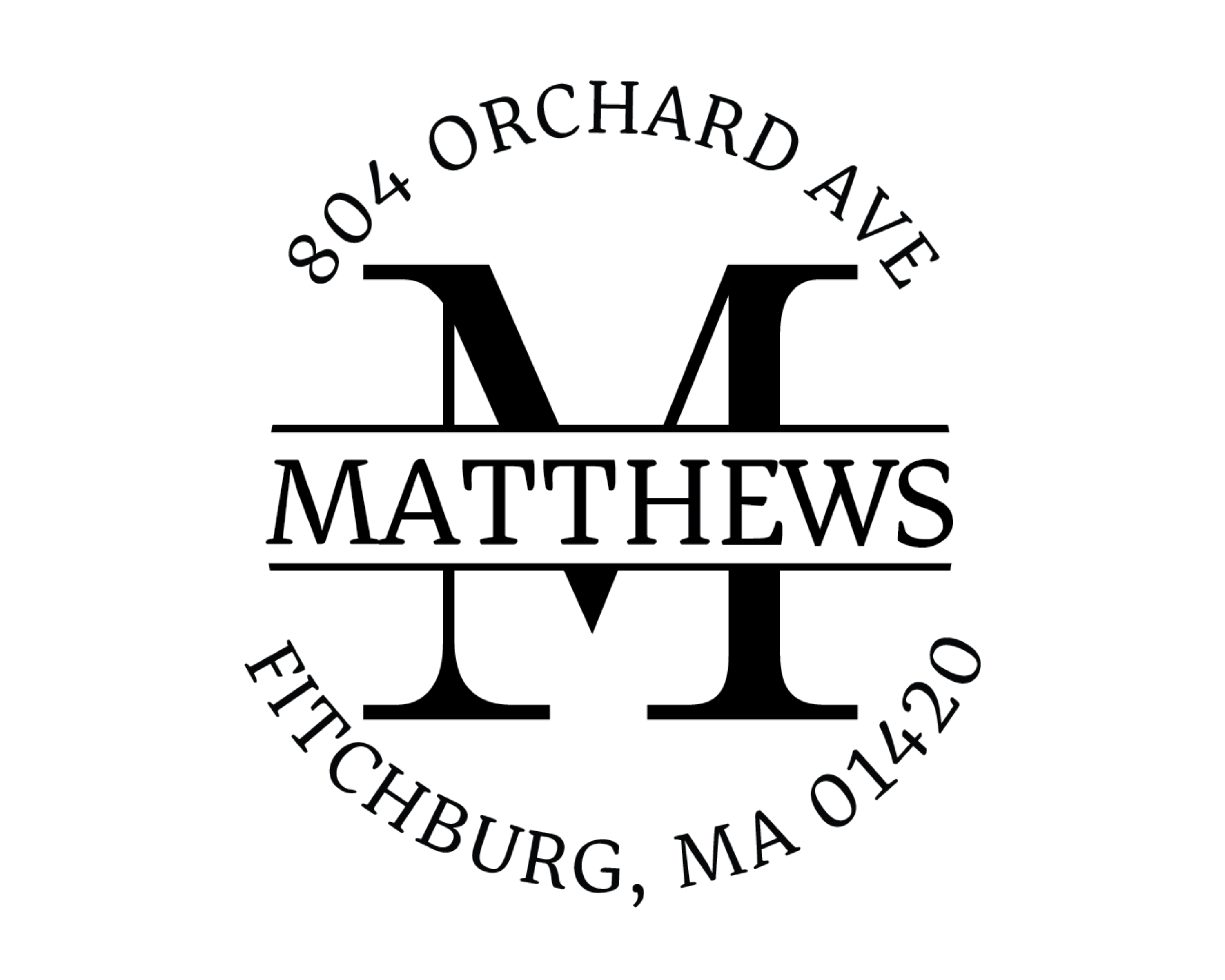 Personalized Book Stamp Wood Handle - PopularMonogram7