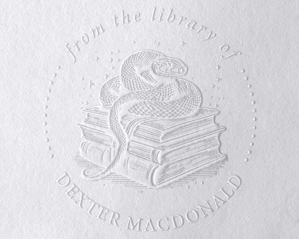 Animal Themed Personalized Book Embosser - RBS-12