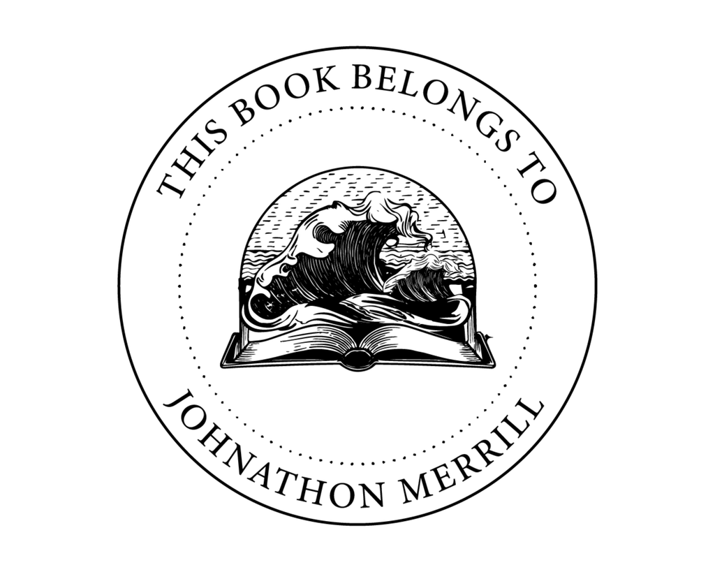 Personalized Book Self Ink Stamp - RBS-18