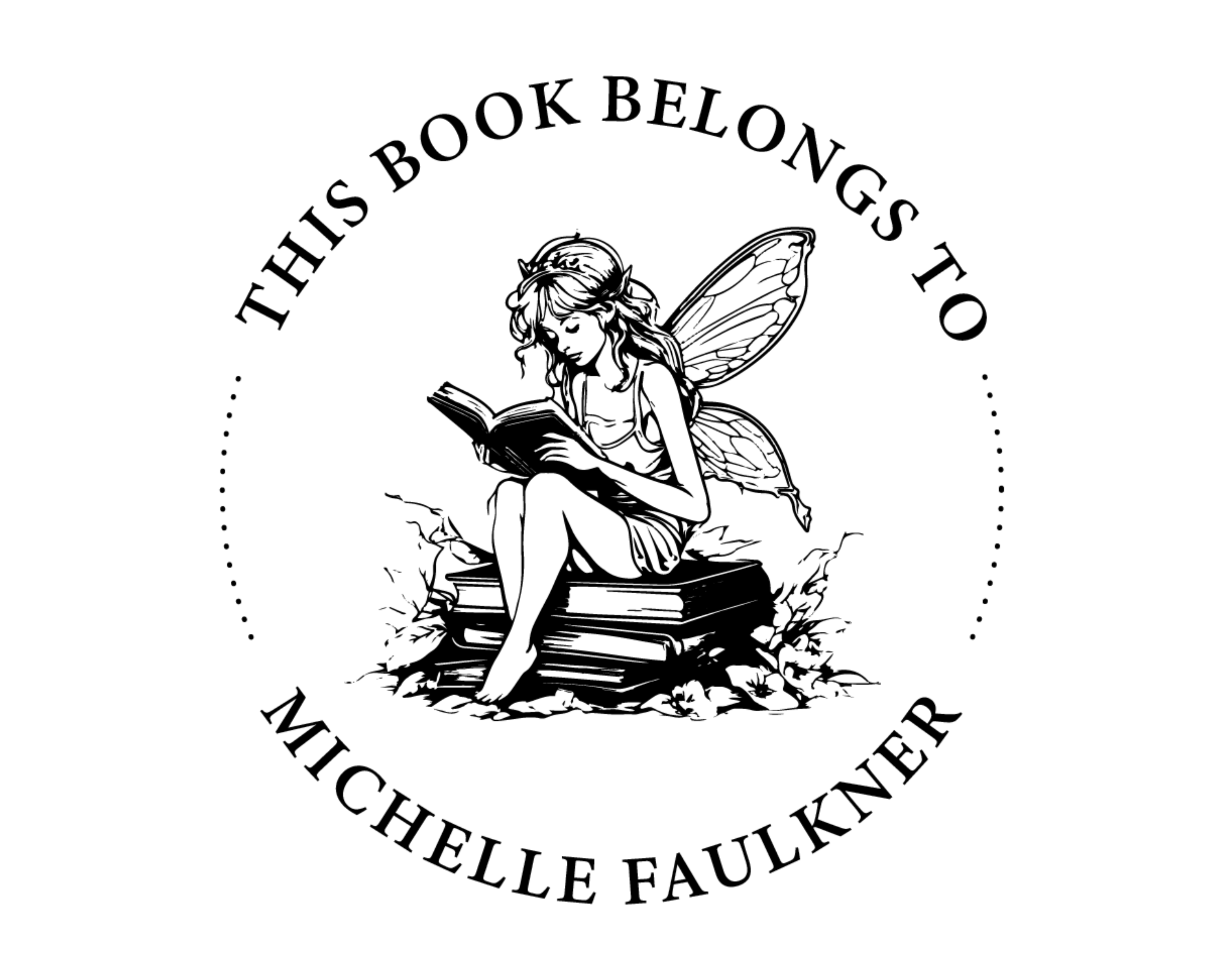 Personalized Book Self Ink Stamp - RBS-1