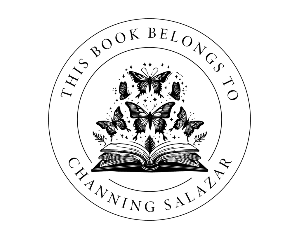 Personalized Book Wooden Handle Stamp - RBS-25