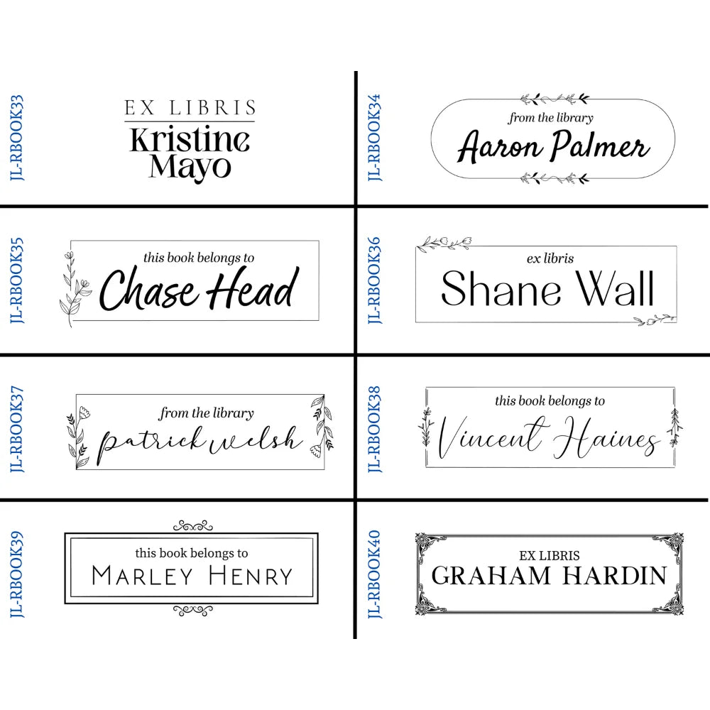 Belongs To Me Style Book Embossers