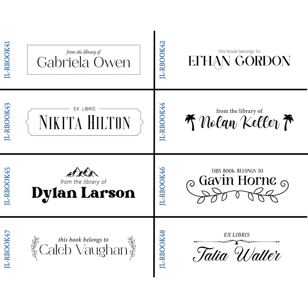 Belongs To Me Style Book Embossers