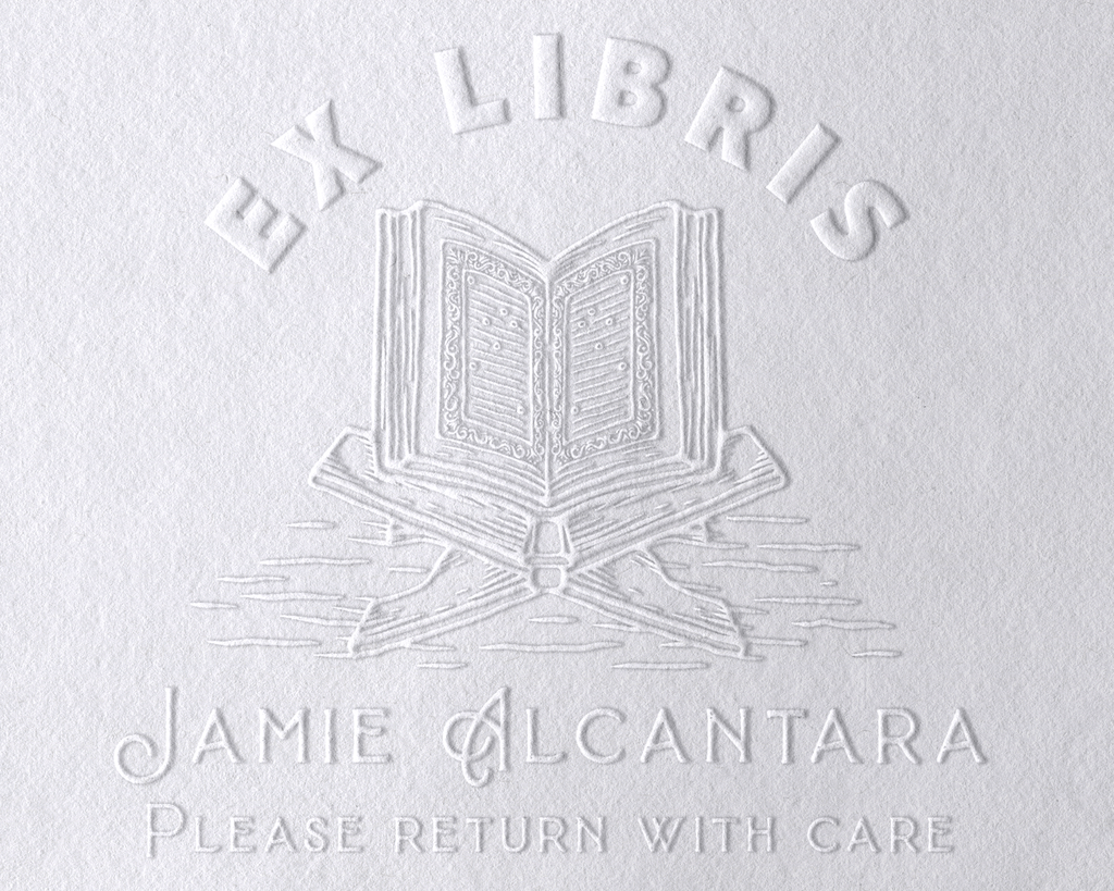 Reading Book Personalized Book Embosser - RNDBK-14