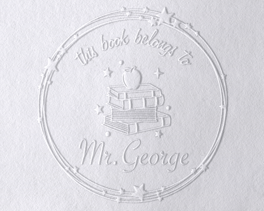 Reading Book Personalized Book Embosser - RNDBK-23