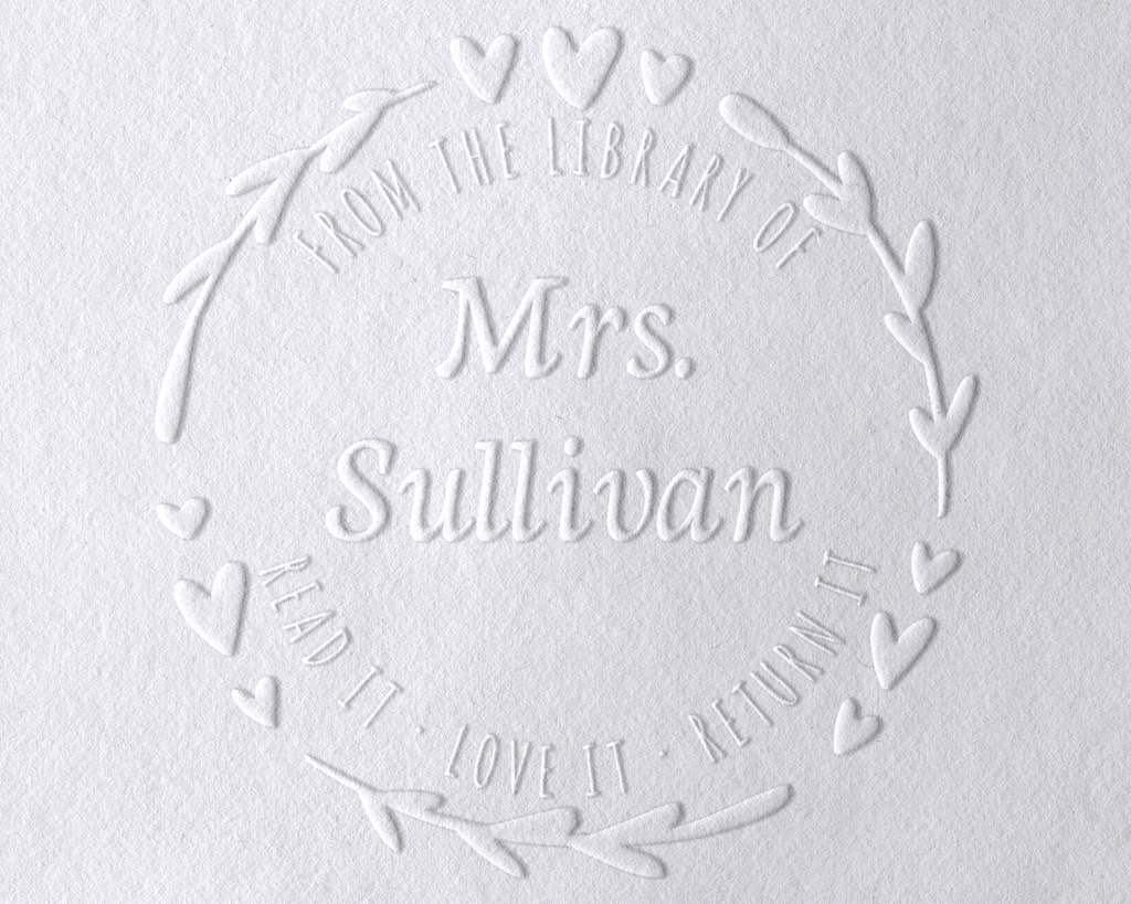 Personalized Book Embosser - RNDBK-24