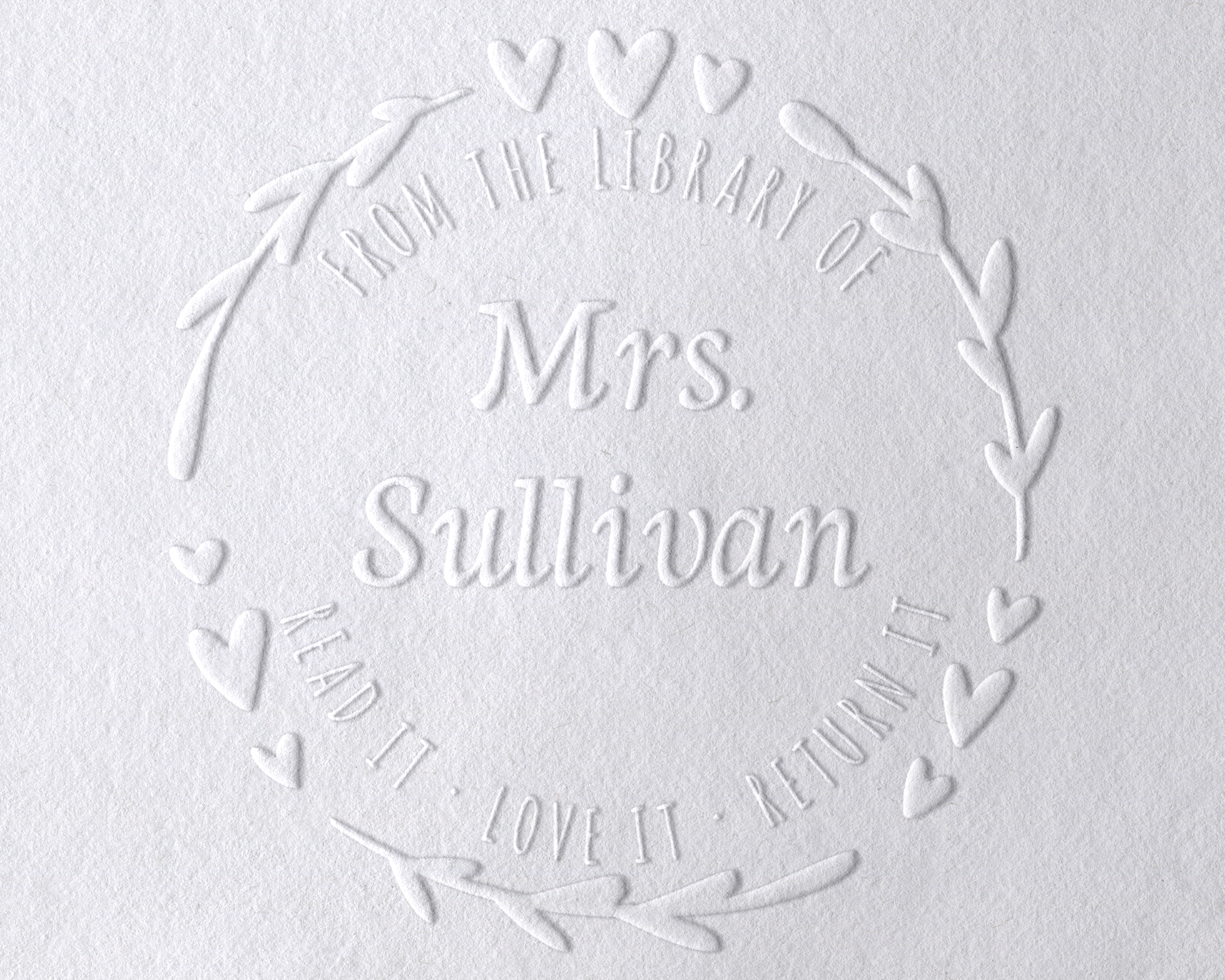 Personalized Book Embosser - RNDBK-24