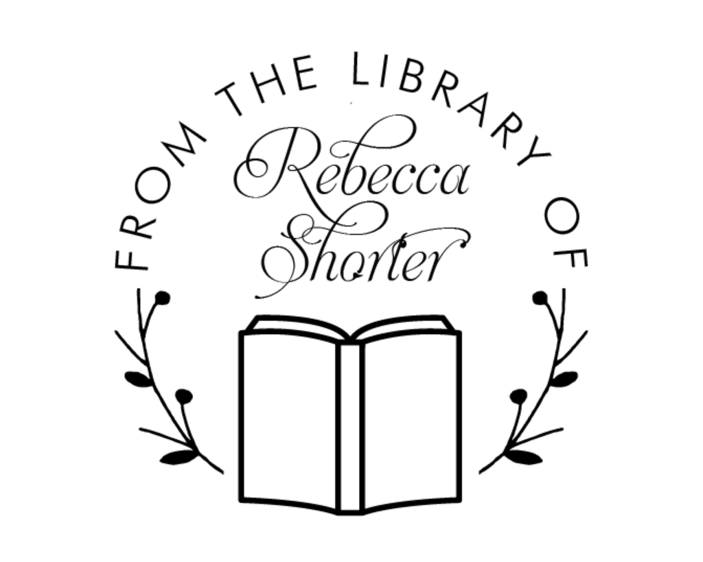 Personalized Book Stamp Self Inking - RNDBK-26