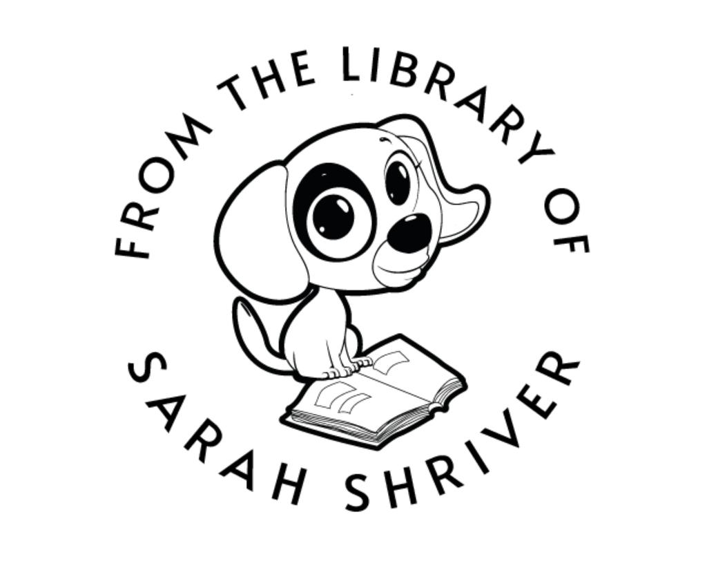 Personalized Book Self Ink Stamp - RNDBK-31