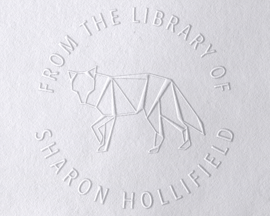 Animal Themed Personalized Book Embosser - RNDBK-32