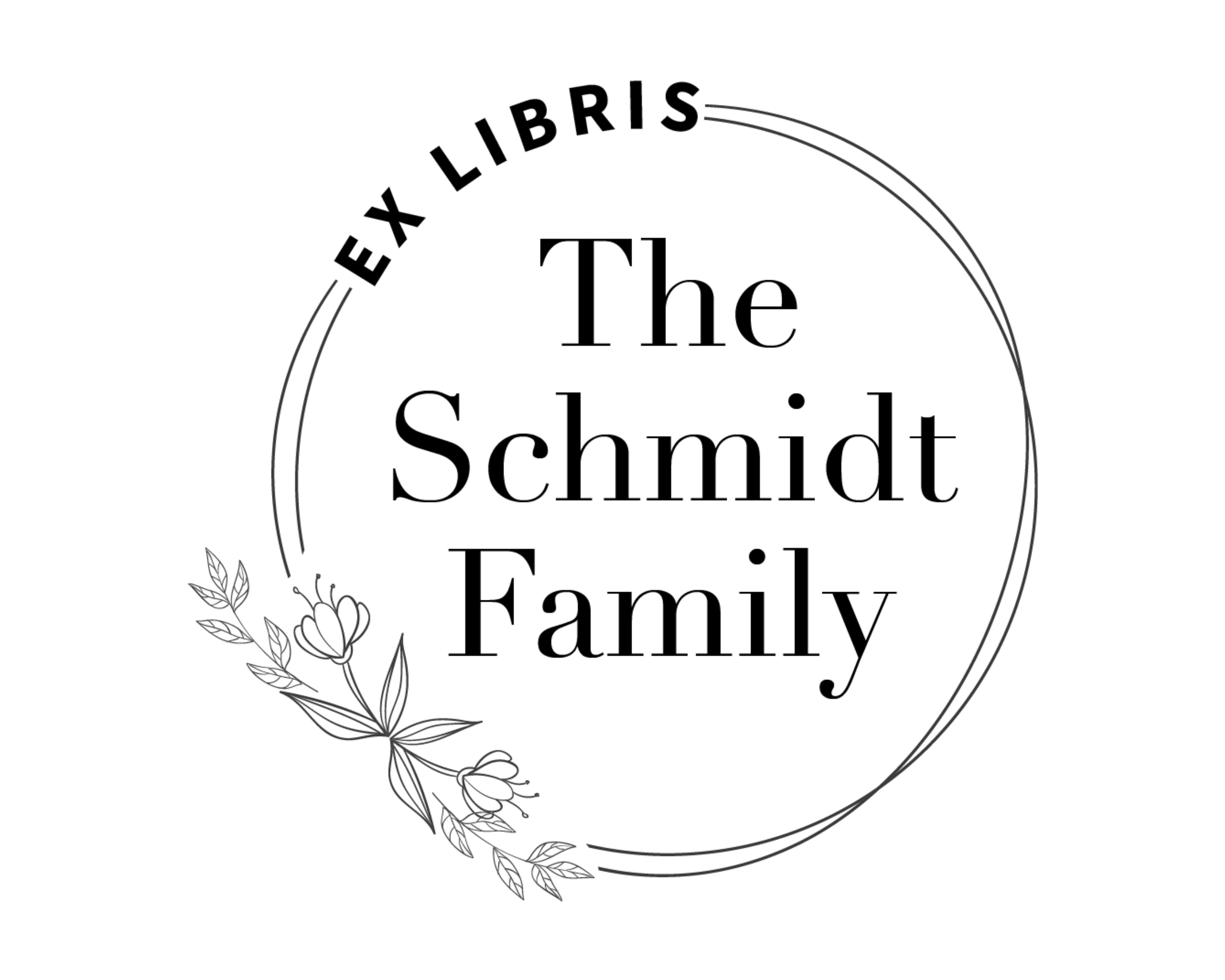 Personalized Book Stamp Self Inking - RNDBK-35