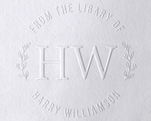 Personalized Book Embosser -  RNDBK-39