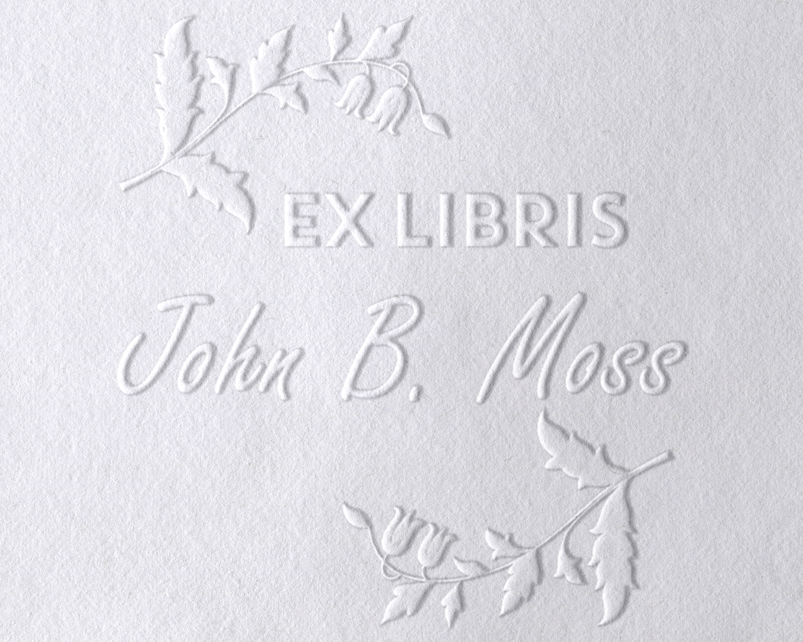 RNDBK-40 Personalized Book Embosser