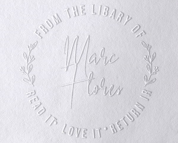 Personalized Book Embosser -  RNDBK-41