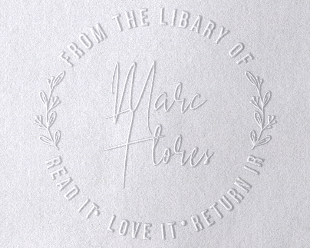 RNDBK-41 Personalized Book Embosser