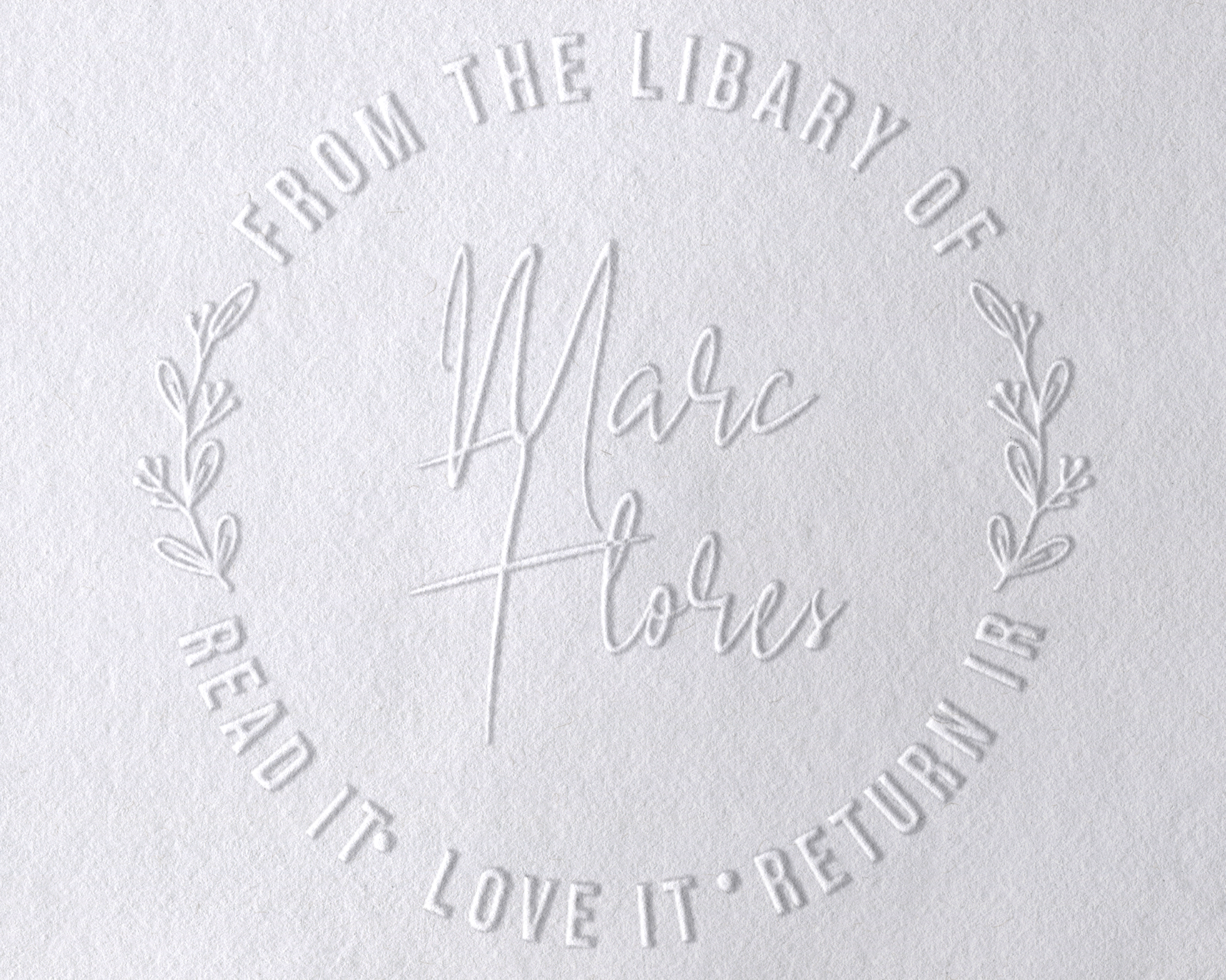 RNDBK-41 Personalized Book Embosser