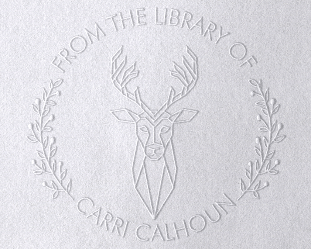 Animal Themed Personalized Book Embosser - RNDBK-5