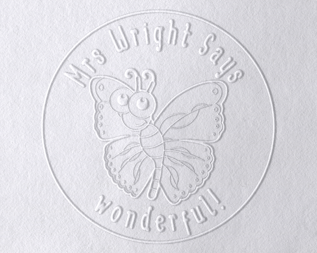 Personalized Book Embosser - ROUND-TCH-10