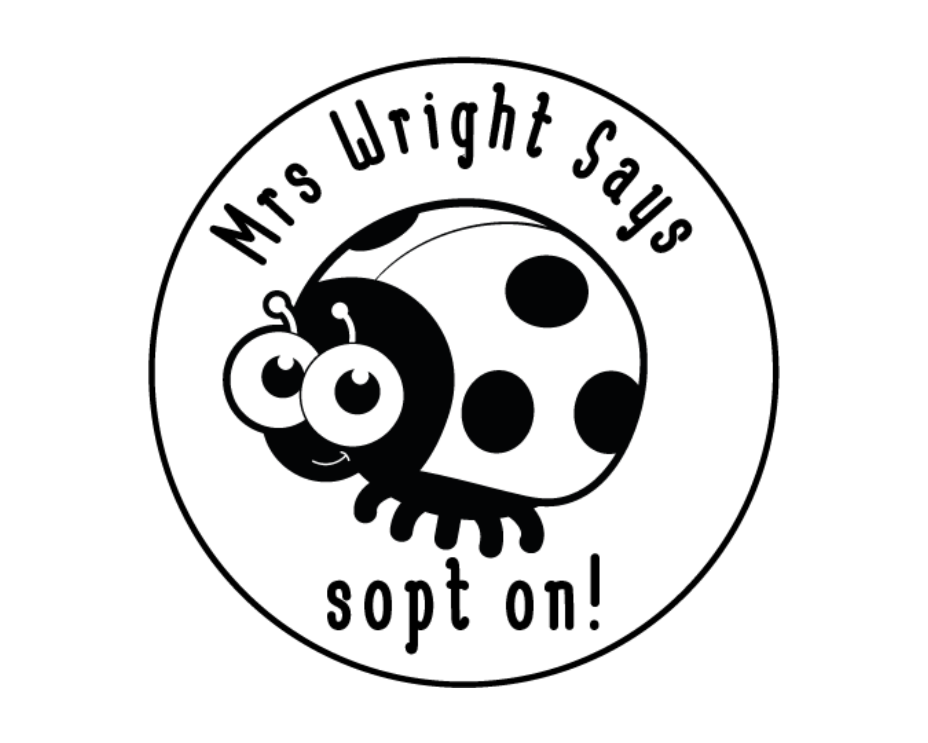 Personalized Book Wooden Handle Stamp - ROUND-TCH-6