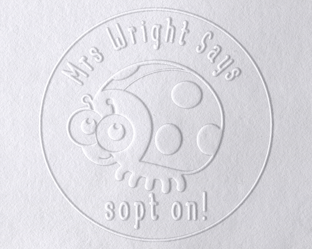 Animal Themed Personalized Book Embosser - ROUND-TCH-6