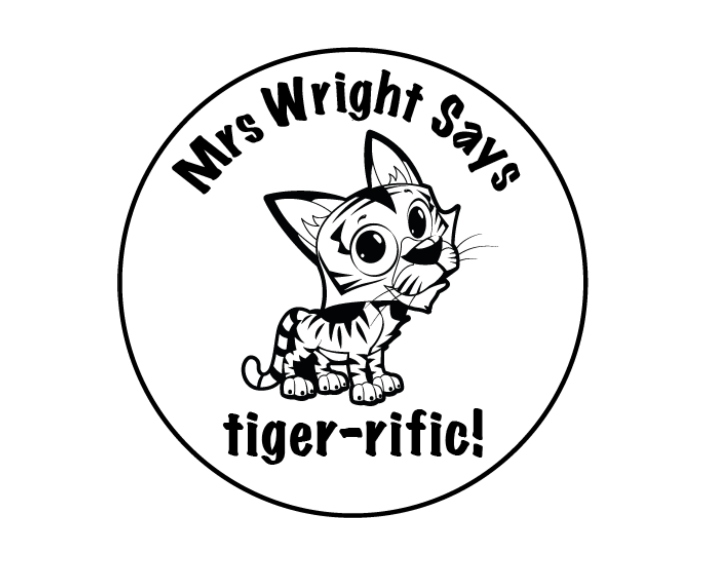 Personalized Book Self Ink Stamp - ROUND-TCH-9