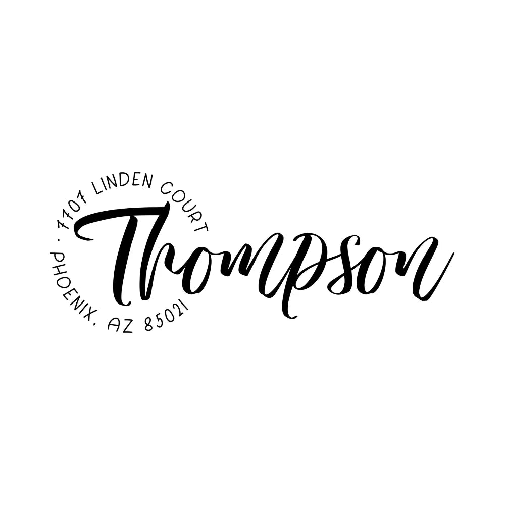 Wood Handle Address Stamp | RRE