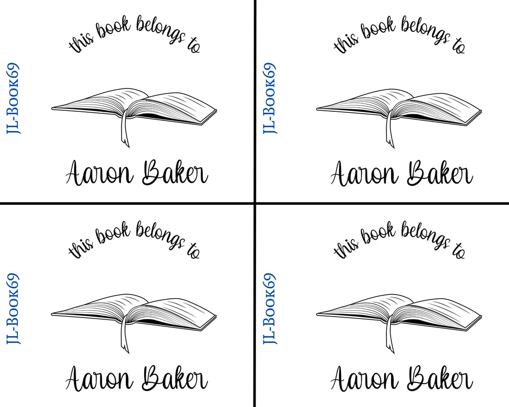 Wooden Round Book Stamps