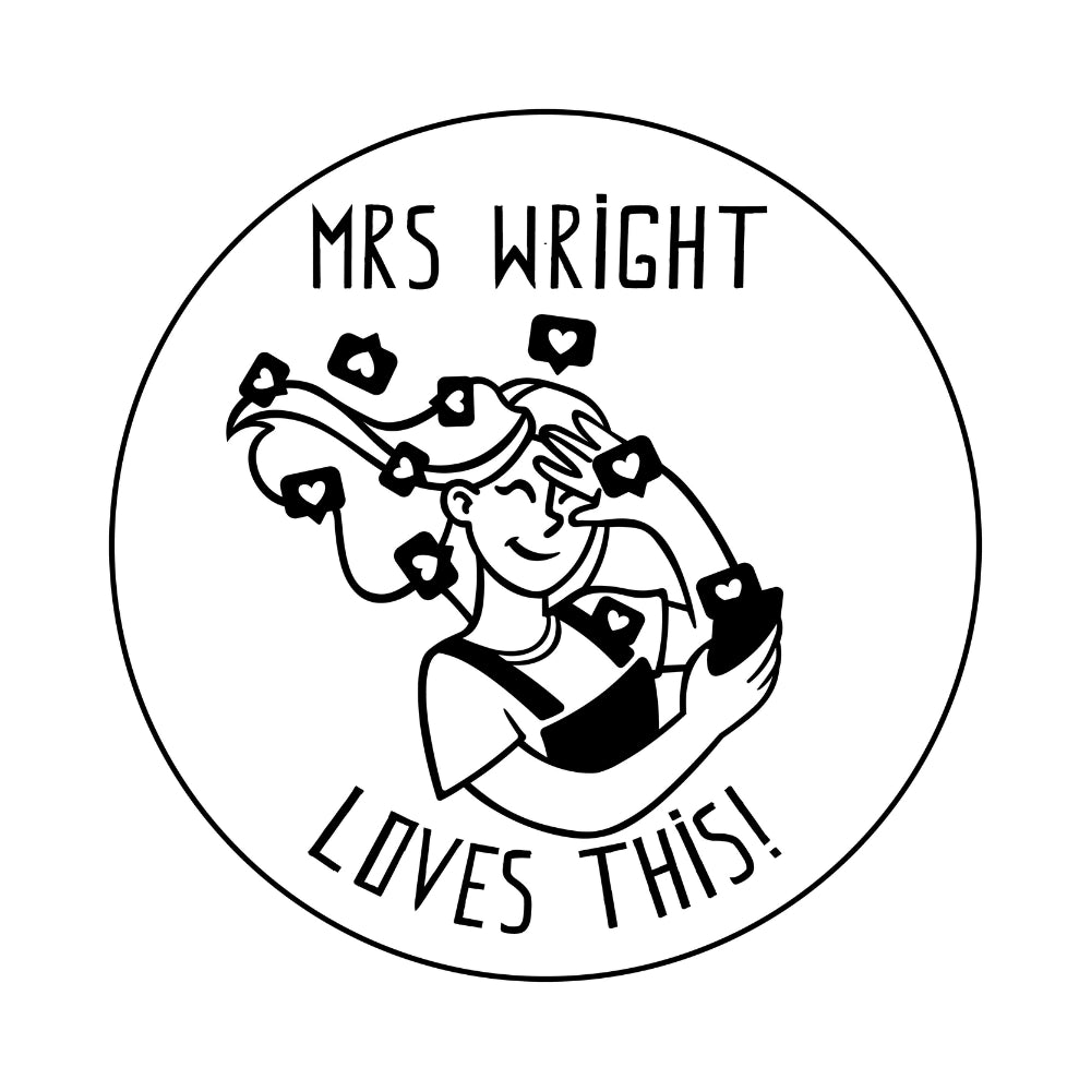 Self Inking Teacher Stamp | Round TCH