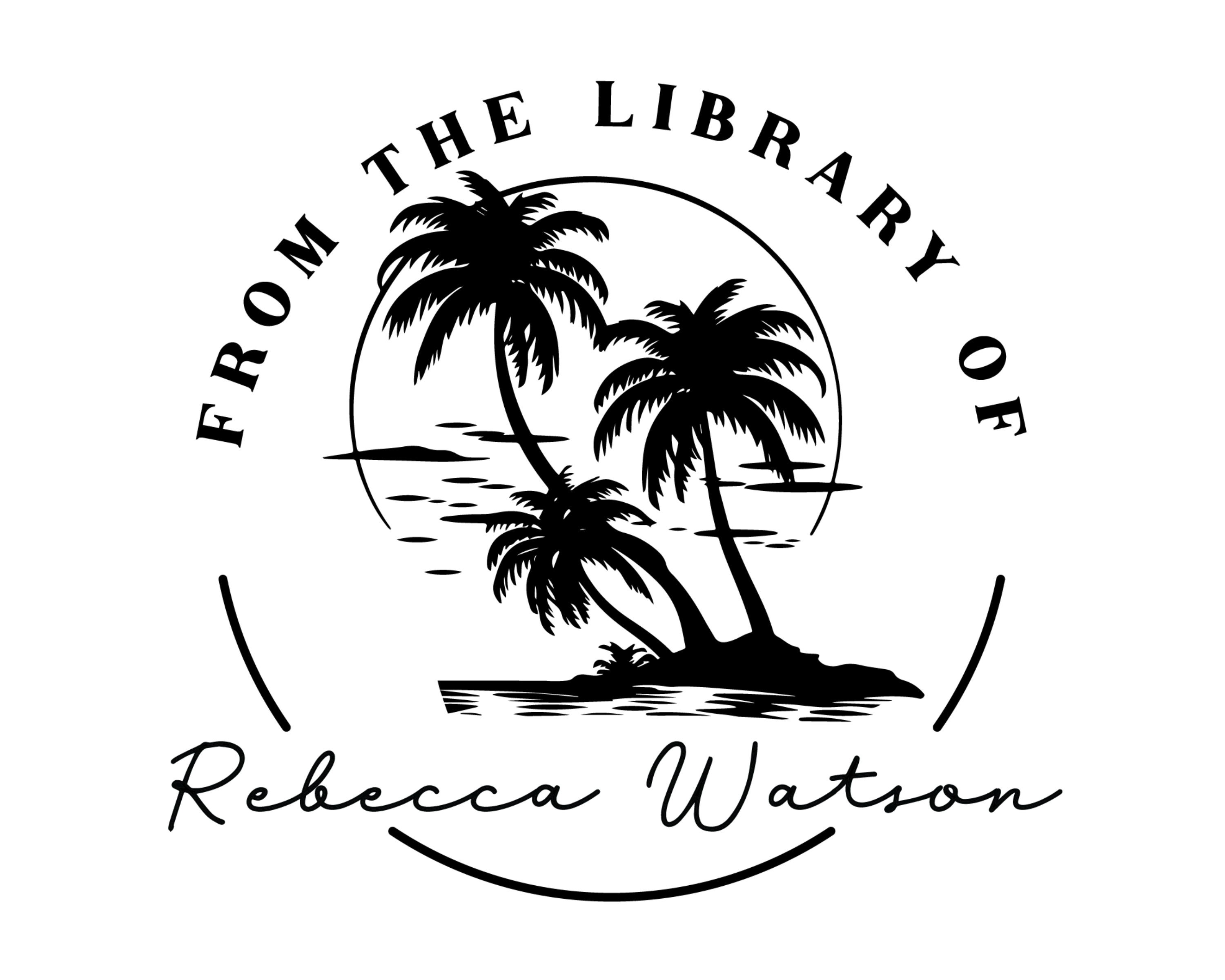 Personalized Book Wooden Handle Stamp - STF-6