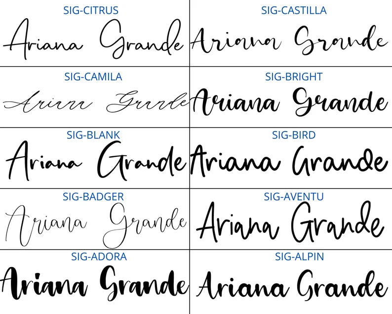 Self Inking Signature Stamps