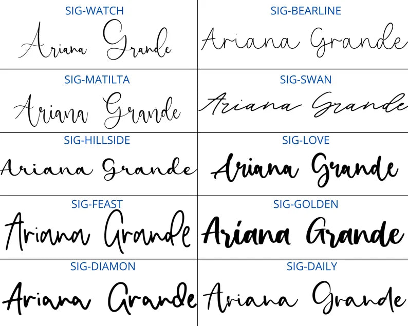 Self Inking Signature Stamps
