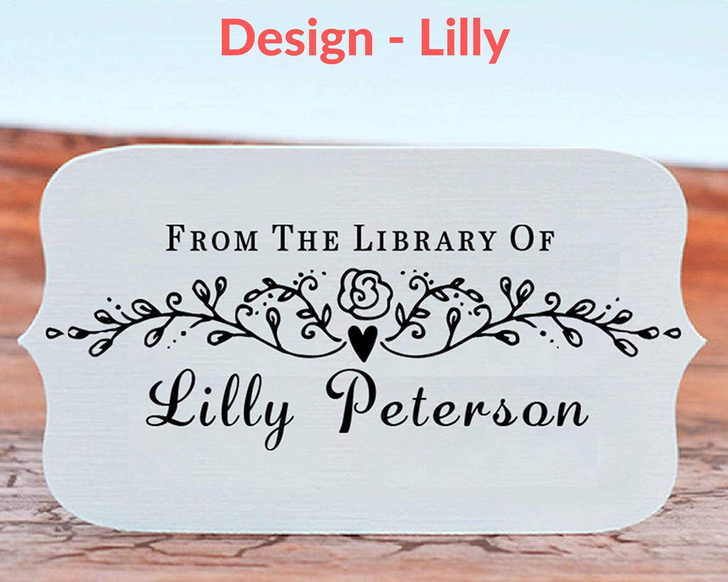 Property of Library Stamp | Custom Book Stamps