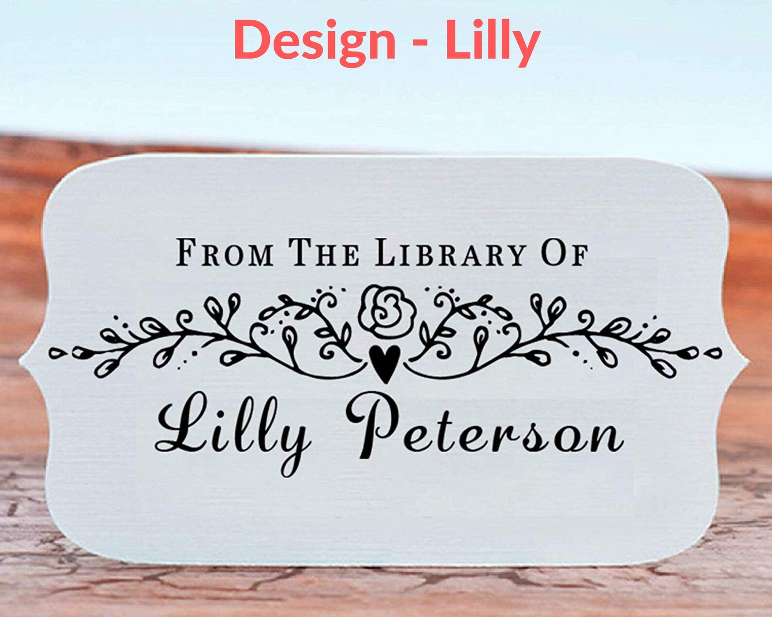 Property of Library Stamp | Custom Book Stamps