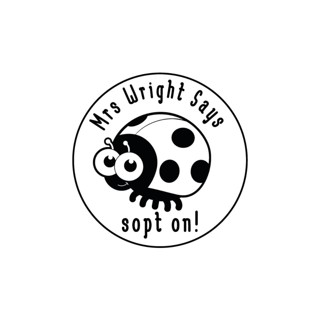 Spot On Funny Teacher Stamp