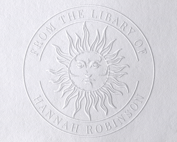 Personalized Book Embosser - Sun