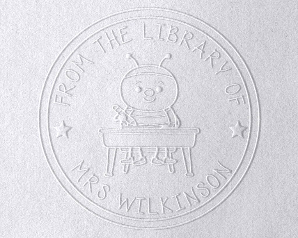 Animal Themed Personalized Book Embosser - TLBUGDESK