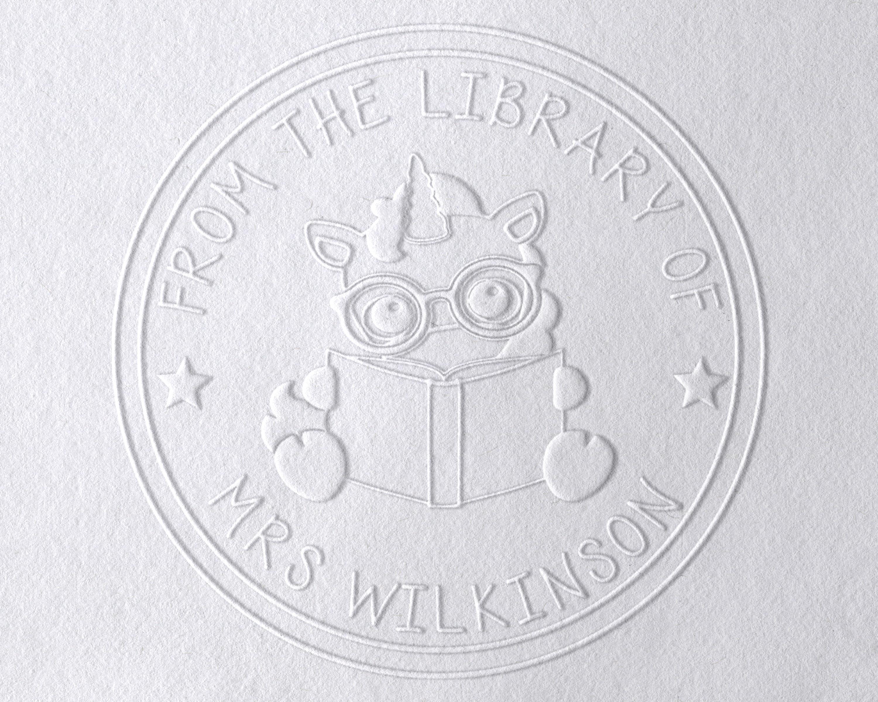 Personalized Book Embosser - TLUNICORN