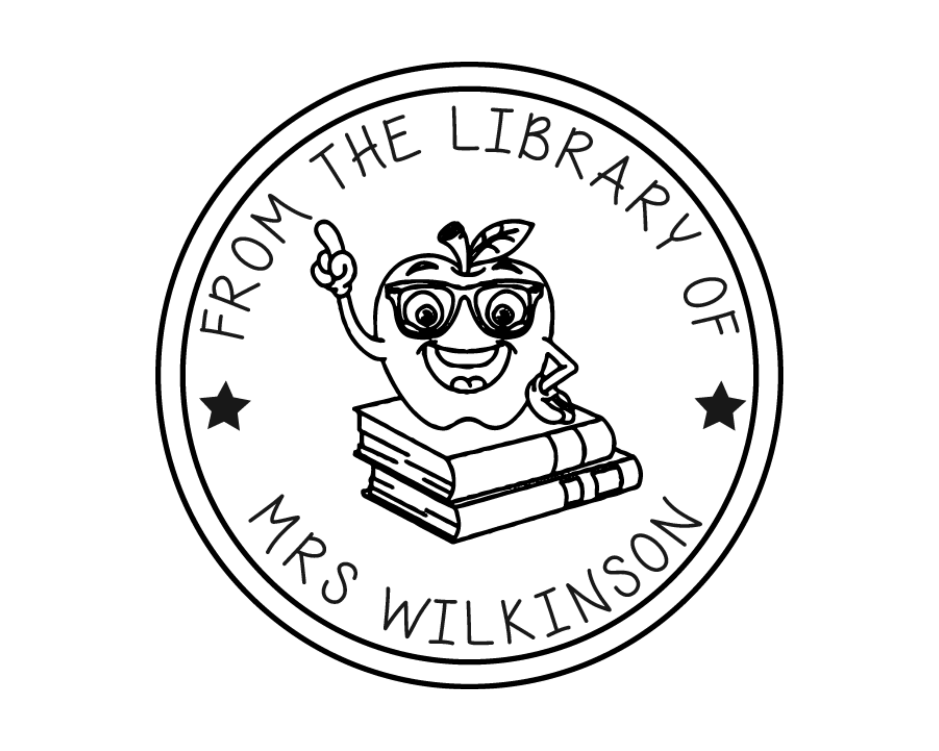 Personalized Book Self Inking - TLWITHLAYERS