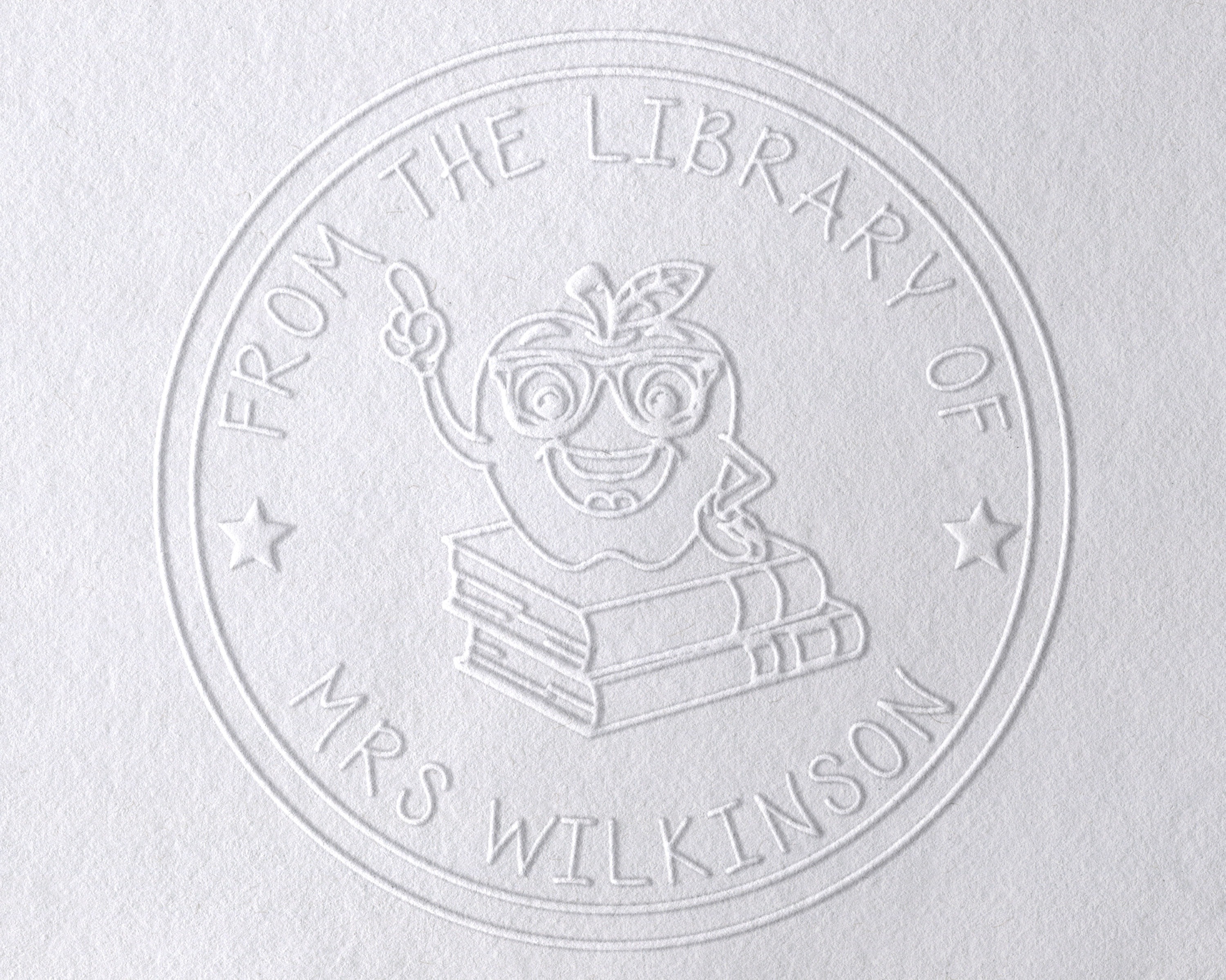 Reading Book Personalized Book Embosser - TLWITHLAYERS