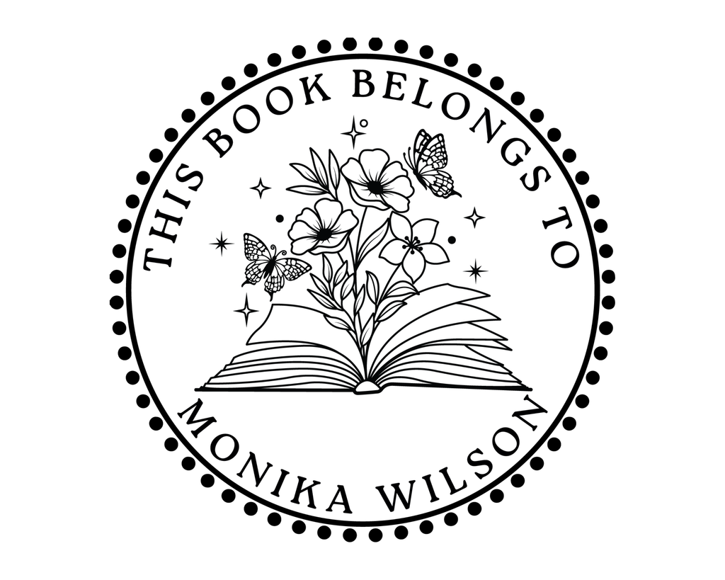 Personalized Book Self Ink Stamp - TOL-2