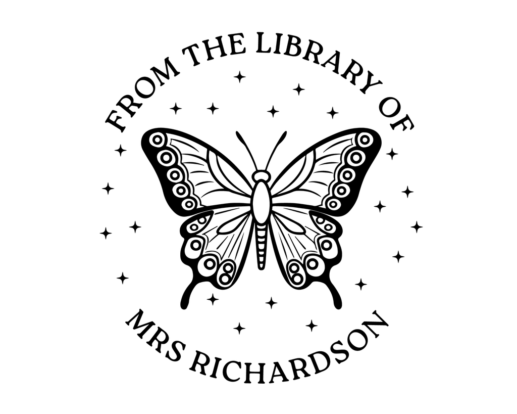 Personalized Book Self Ink Stamp - TOL-3