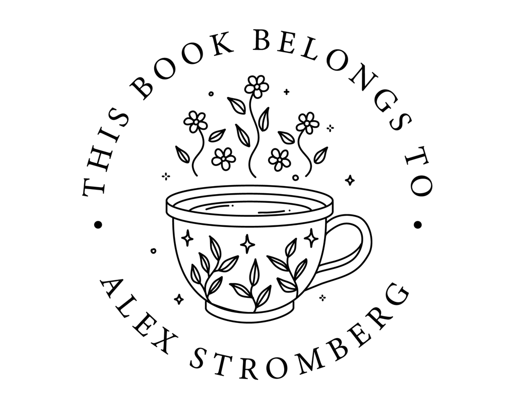 Personalized Book Self Ink Stamp - TOL-4