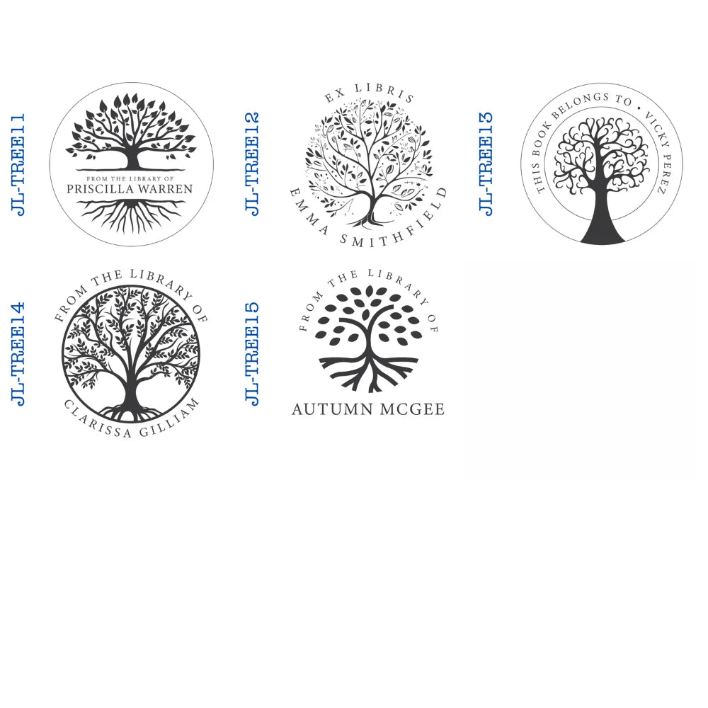 Round Self Inking Book Stamps