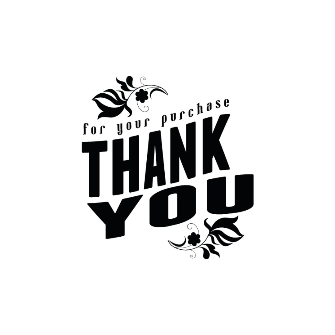 Thank You For Your Purchase Stamp