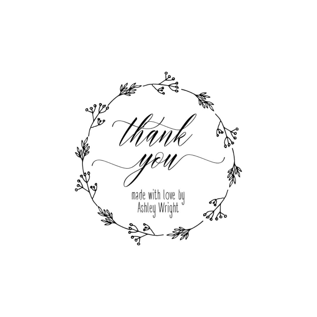 Thank You With Love Stamp