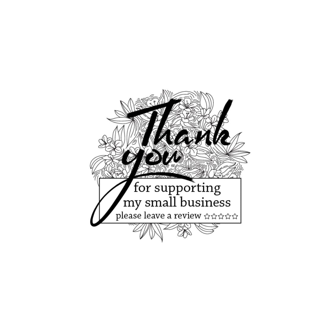 Support Our Business Thank You Stamp